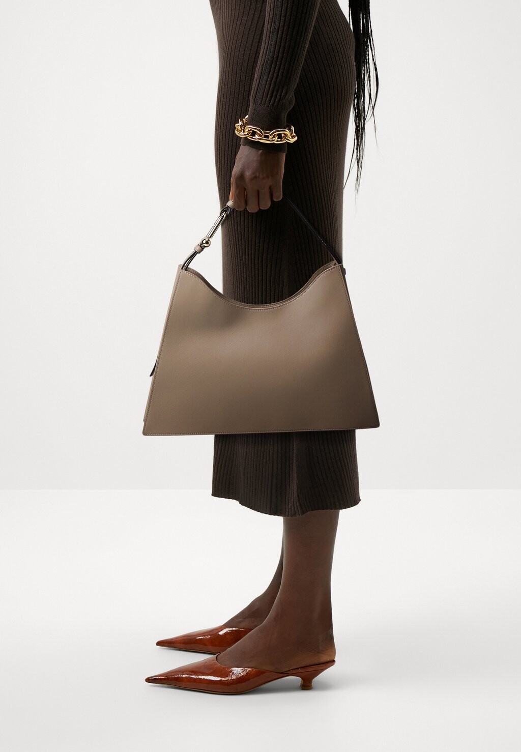 

Сумочка NUVOLA L HOBO Furla, серый