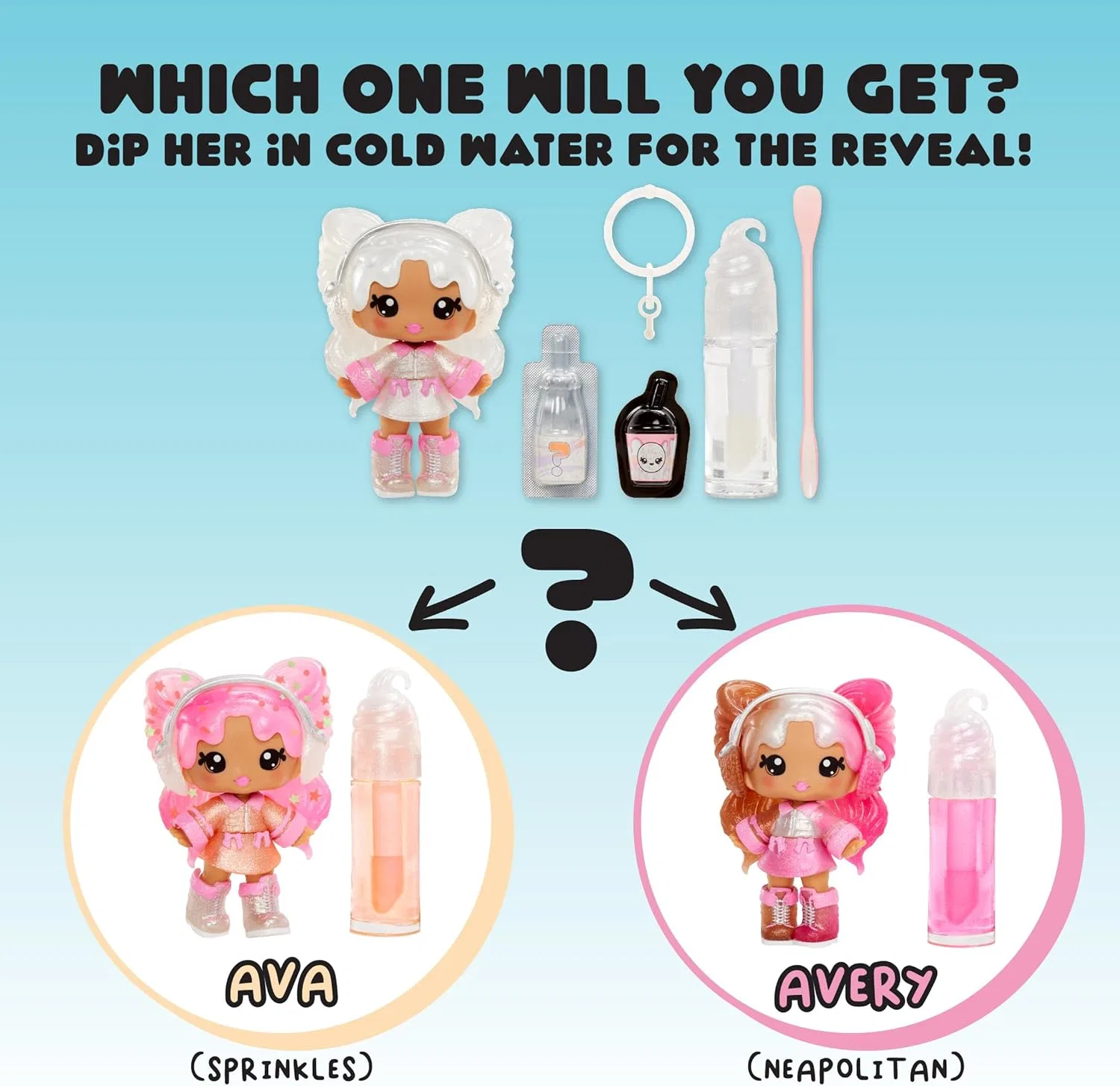 Кукла Yu ммiland Lip Gloss Doll Series 2 Mystery Chase 2 с набором для создания блеска для губ Yummiland — фото 3