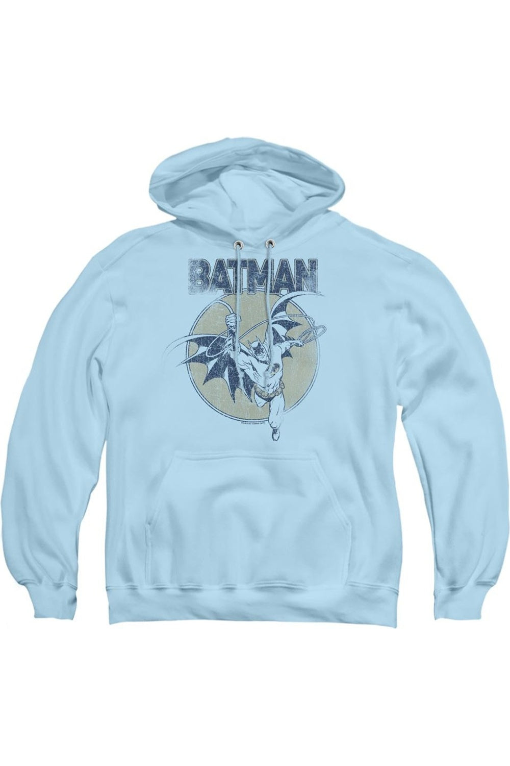 

Толстовка с капюшоном Batman Swinging Bat для взрослых Gildan, светло-голубой