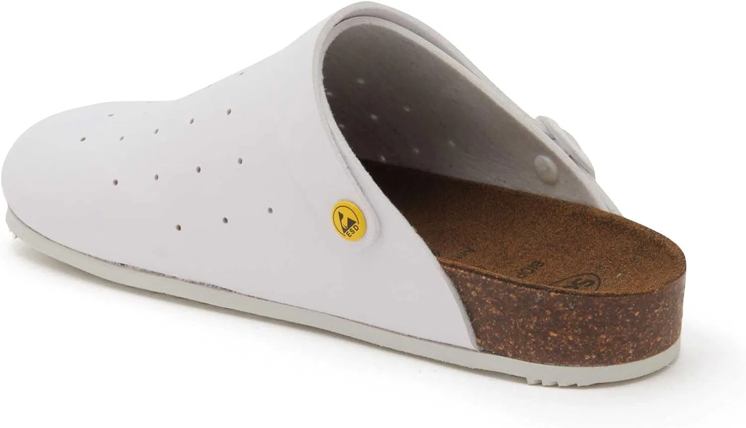 Клоги Scholl Unisex Cork Pro Medical Work Shoe, White — фото 4