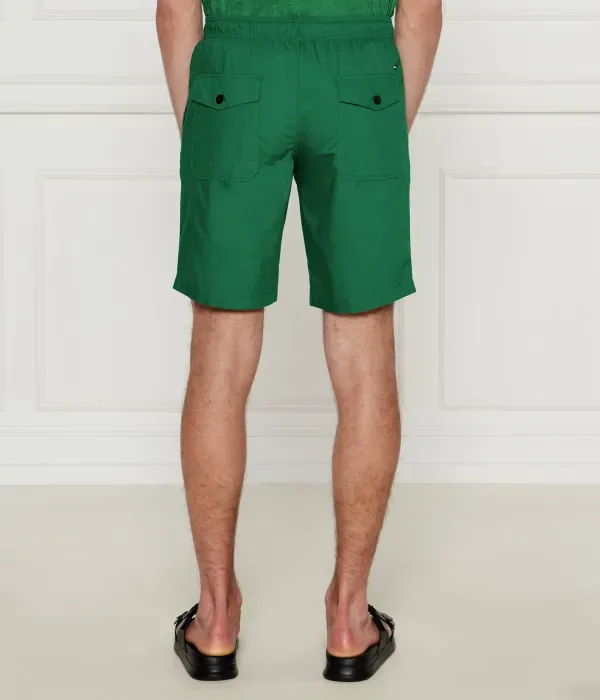 Шорты regular fit Tommy Hilfiger, зеленый — фото 4