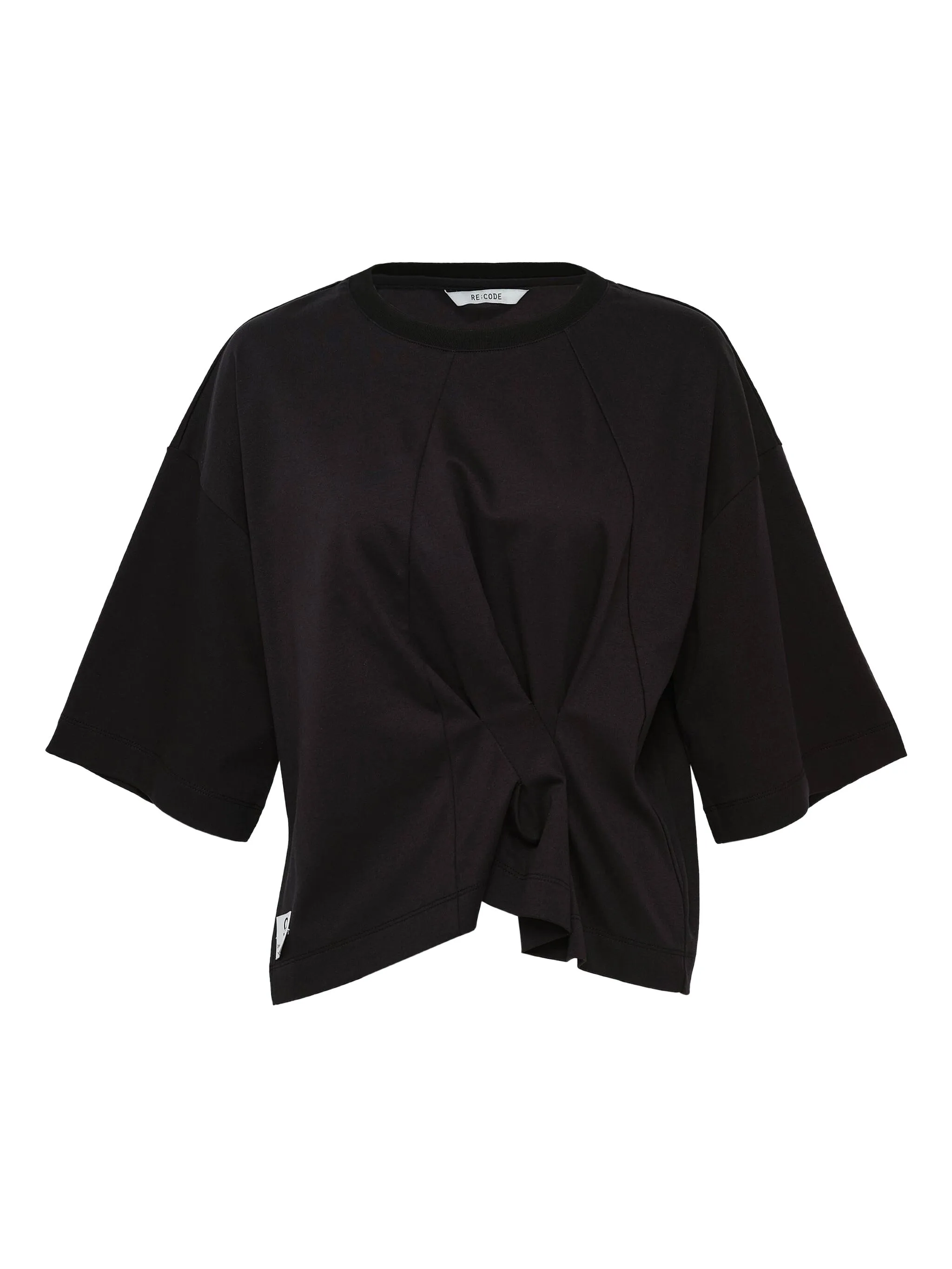 

Футболка со сборками Re Code, черный