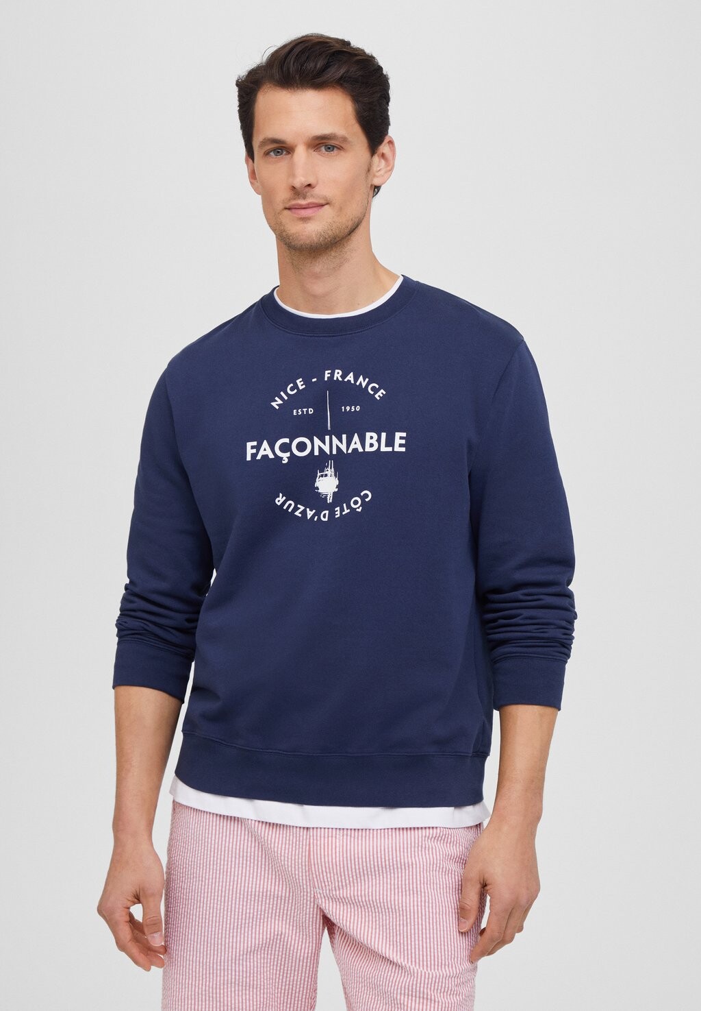 

Толстовка Façonnable, цвет marine blue
