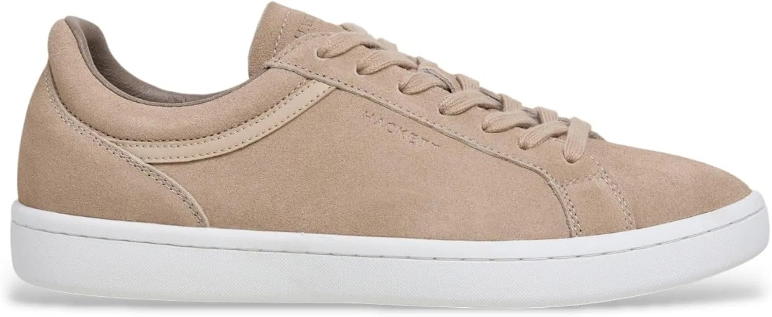 Кроссовки Hackett London Beck Vibes из бежевой кожи