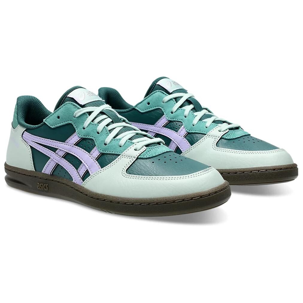 Кроссовки Asics Skyhand Skateboarding Shoes Men Low-top Green/Purple, фиолетовый — фото 3