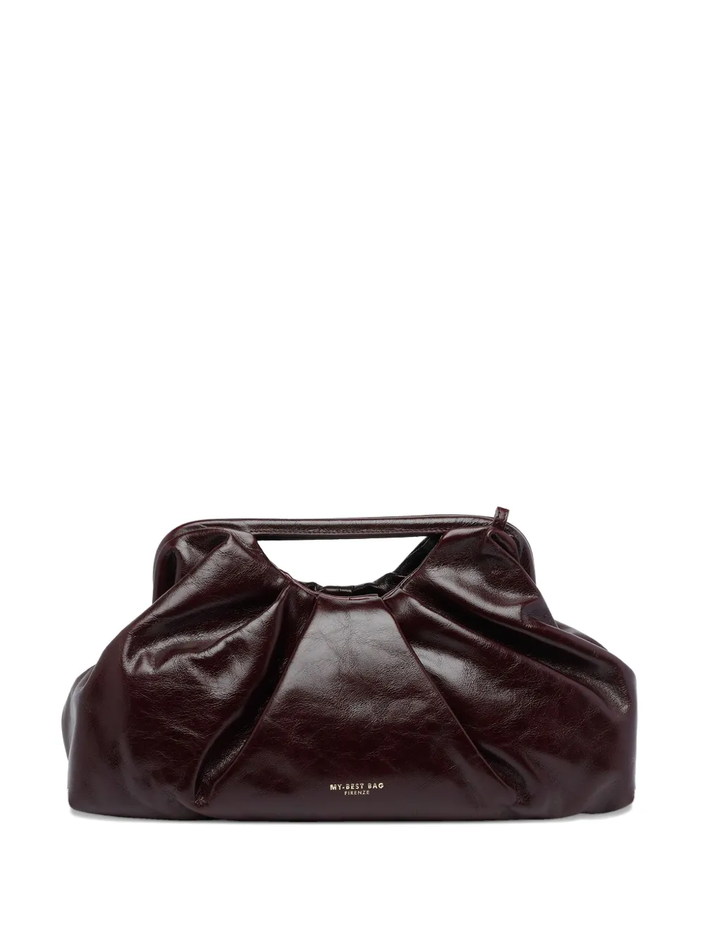 

Кожаная сумка-тоут с логотипом My Best Bag, красный