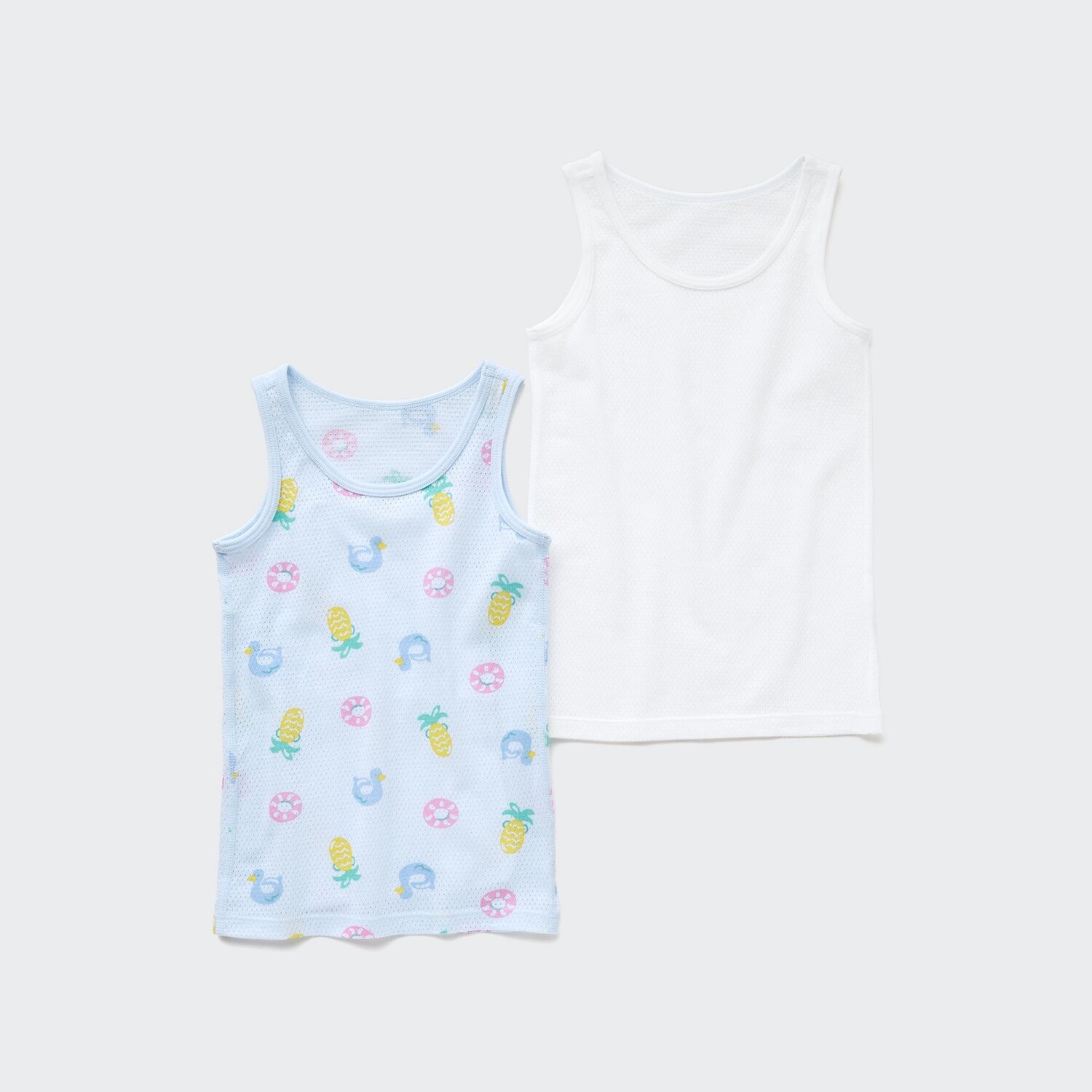 

Майка UNIQLO Joy of Print из хлопка с принтом набор из 2 шт, синий