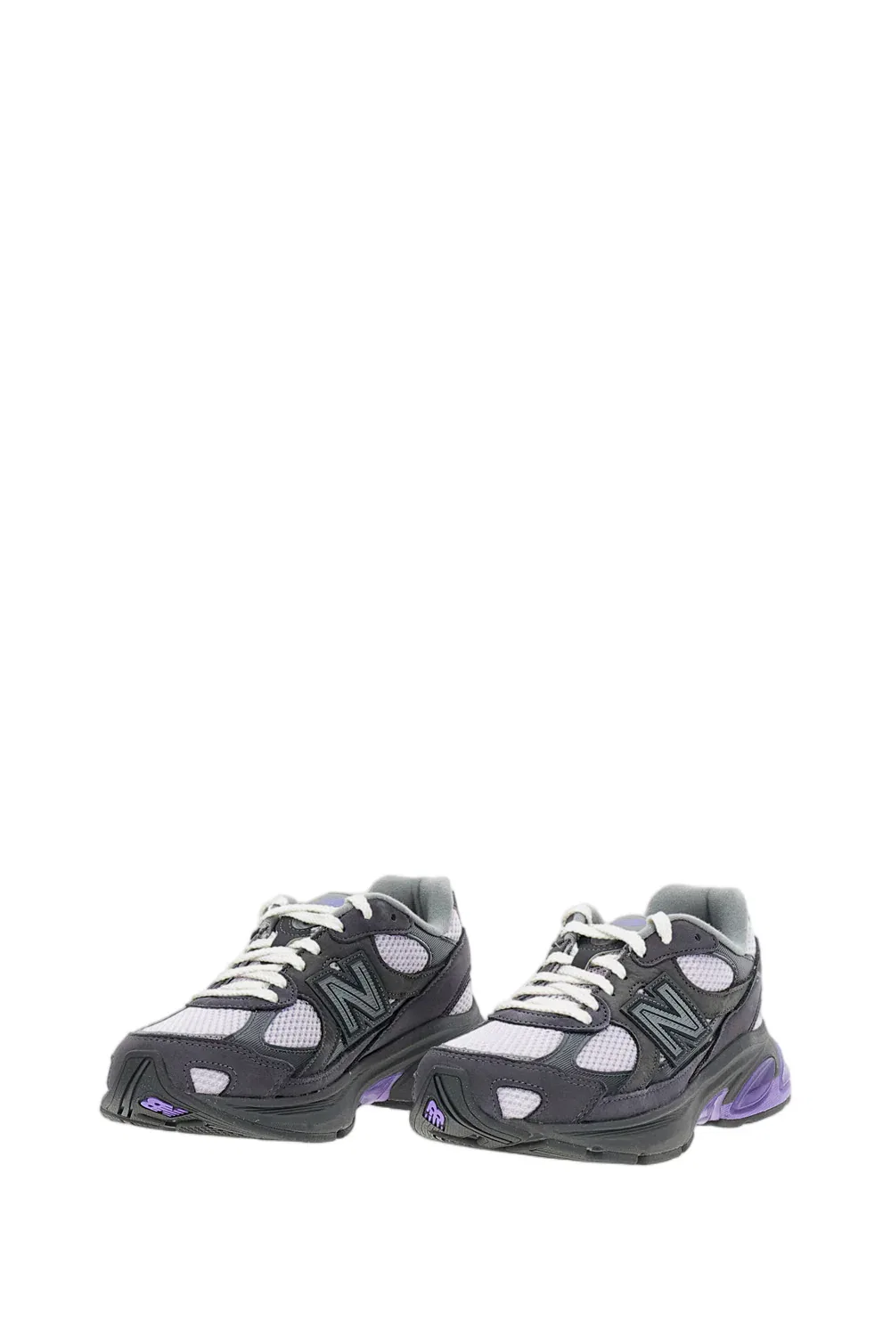 New Balance Серые фиолетовые кроссовки Abzorb 2010 унисекс — фото 2