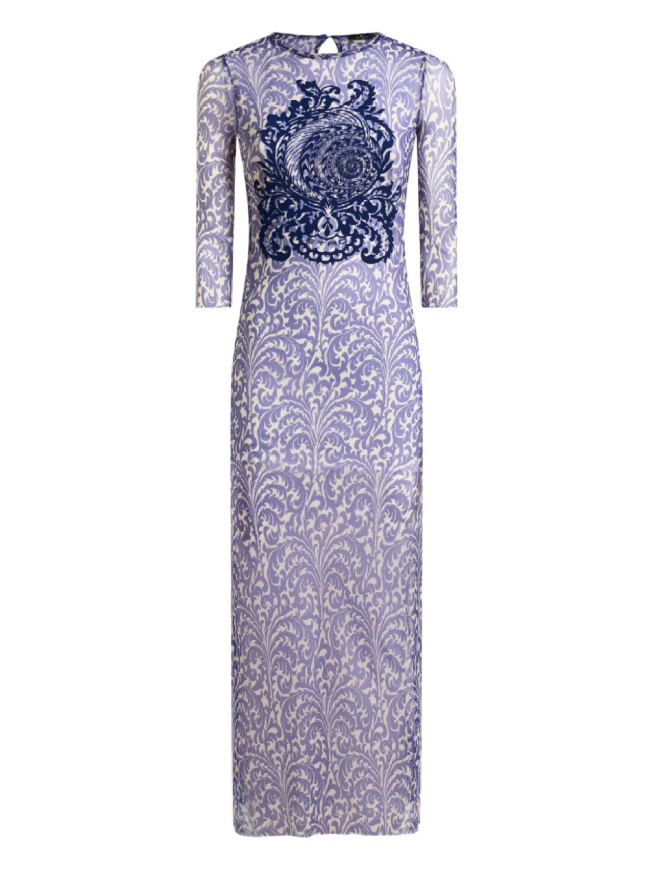 

Платье из тюля ETRO, синий