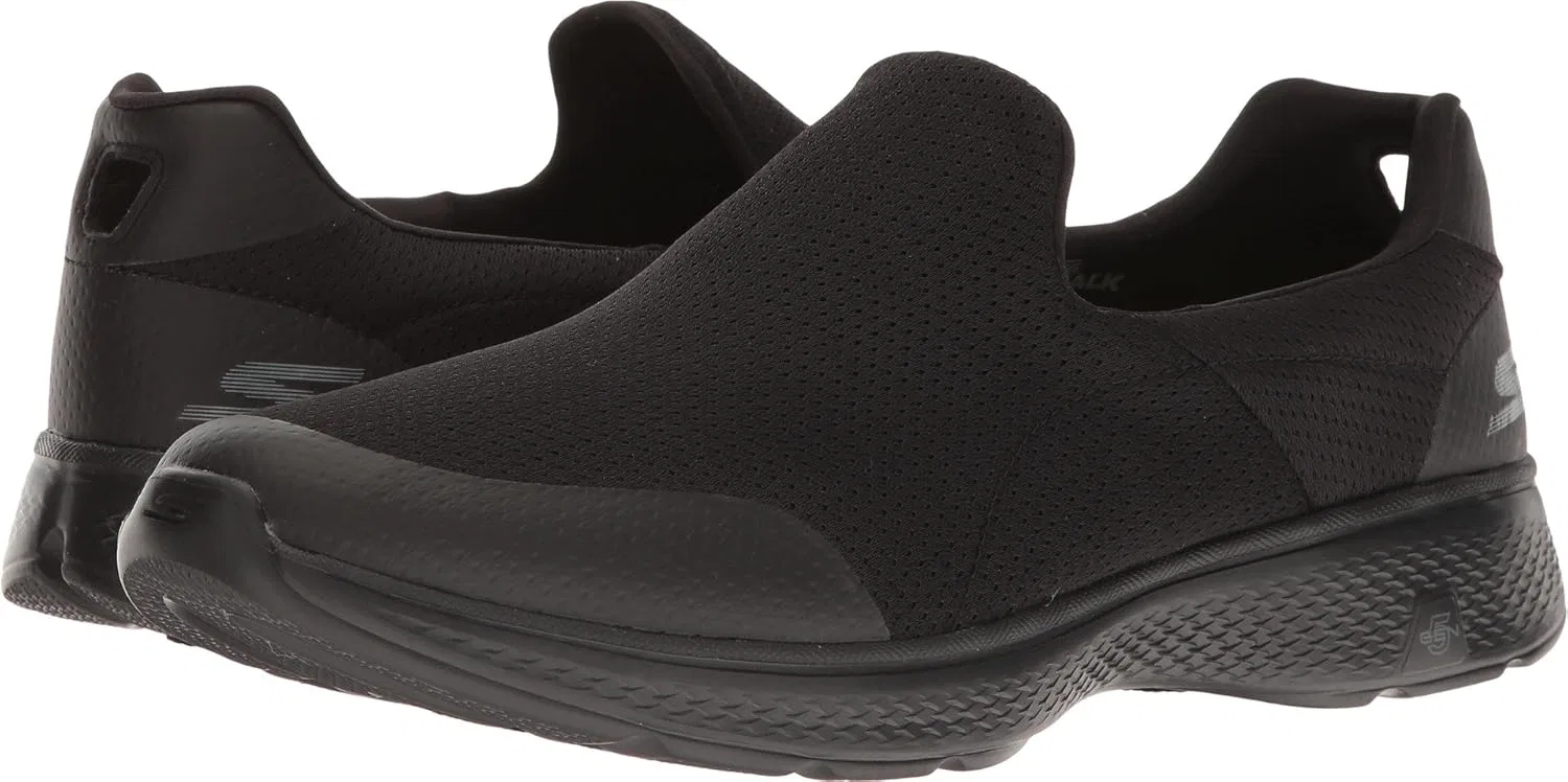 Мужские прогулочные кроссовки Skechers Go Walk 4, 2-Black Bbk — фото 2
