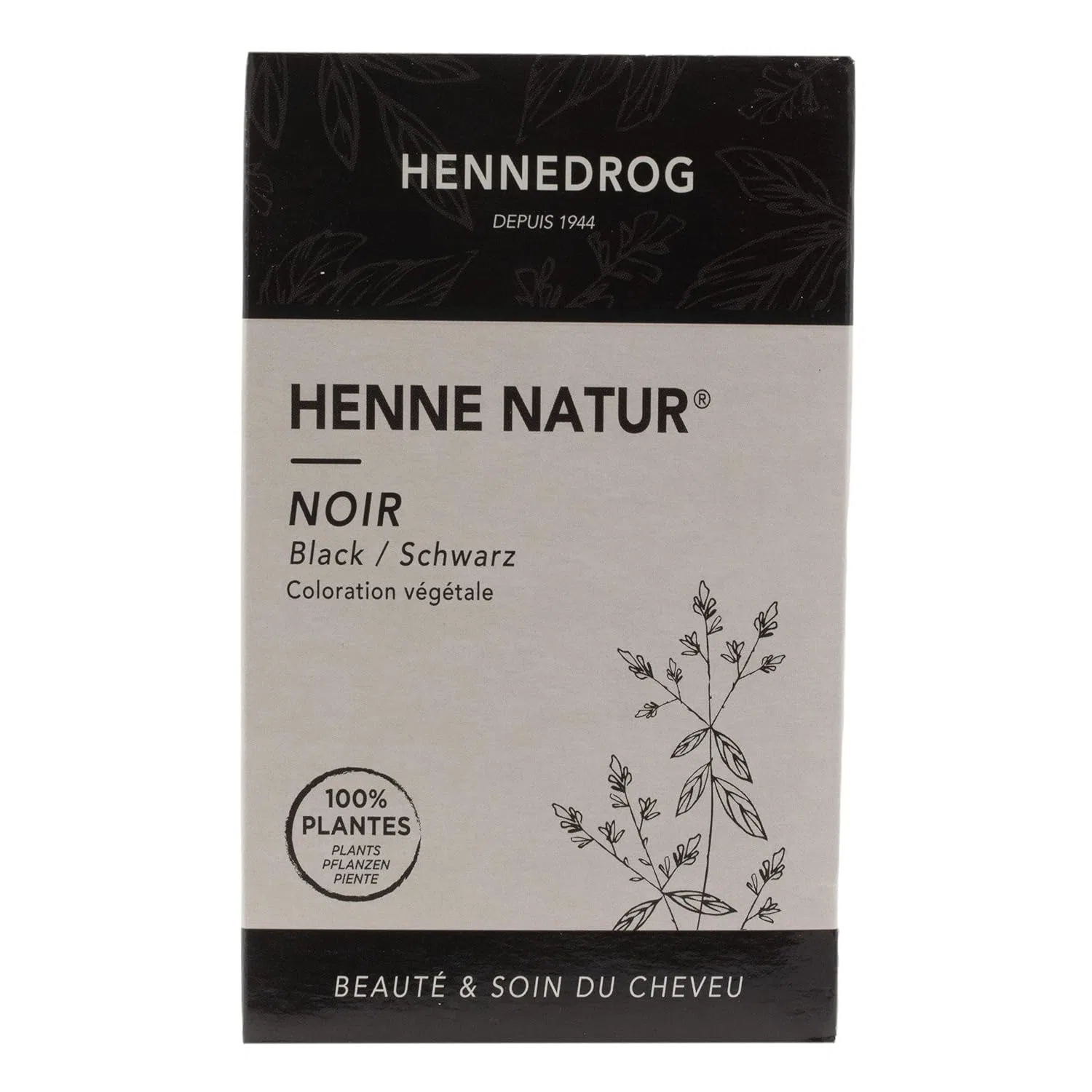 Натуральная черная хна «Henna Natural Black» 4 x 90 г от Hennedrog Hennedrog — фото 2