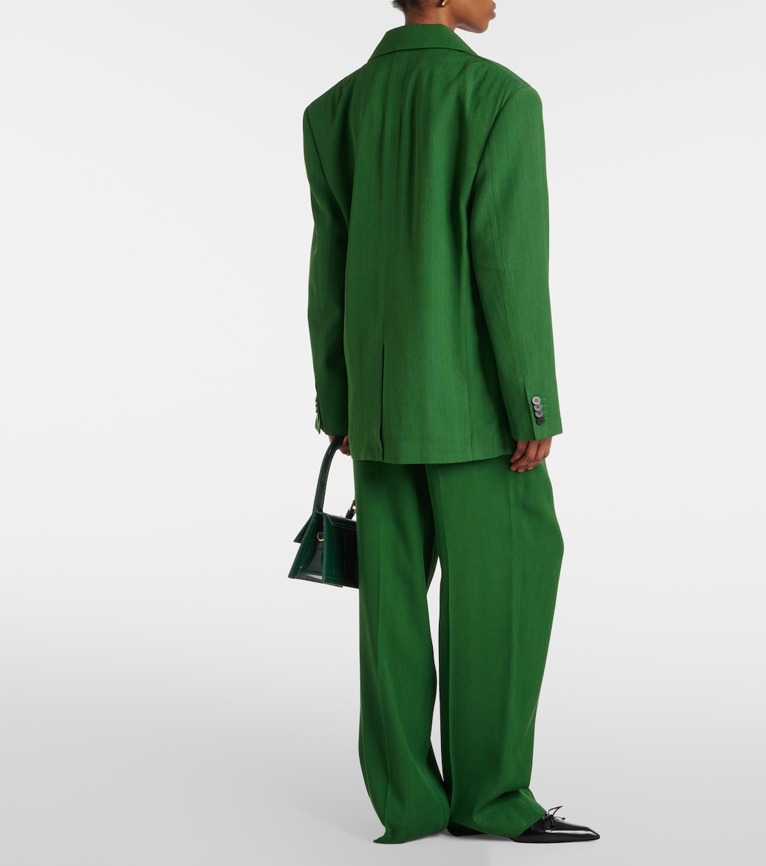 Блейзер свободного кроя La Veste Titolo Jacquemus, Dark Green — фото 3
