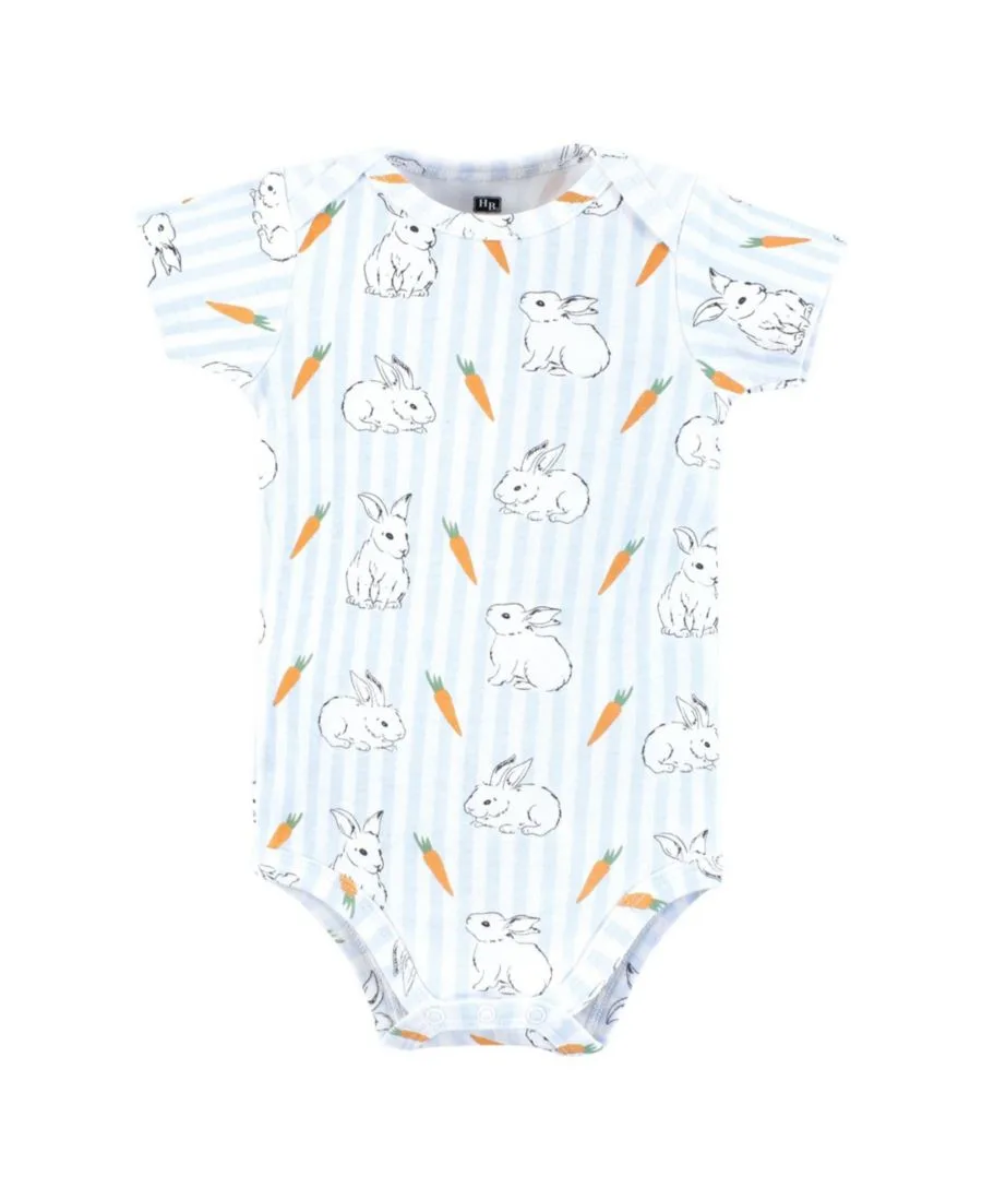 Комплект из двух боди и подходящих по цвету брюк Hudson Baby, Hoppy Easter — фото 3