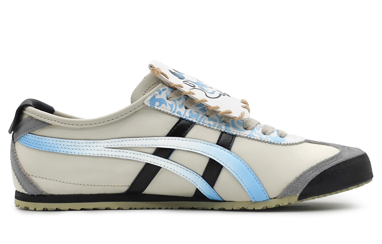 

Кроссовки Onitsuka Tiger MEXICO 66 Lifestyle Shoes Unisex Low-top, серо-голубой, Синий, Кроссовки Onitsuka Tiger MEXICO 66 Lifestyle Shoes Unisex Low-top, серо-голубой