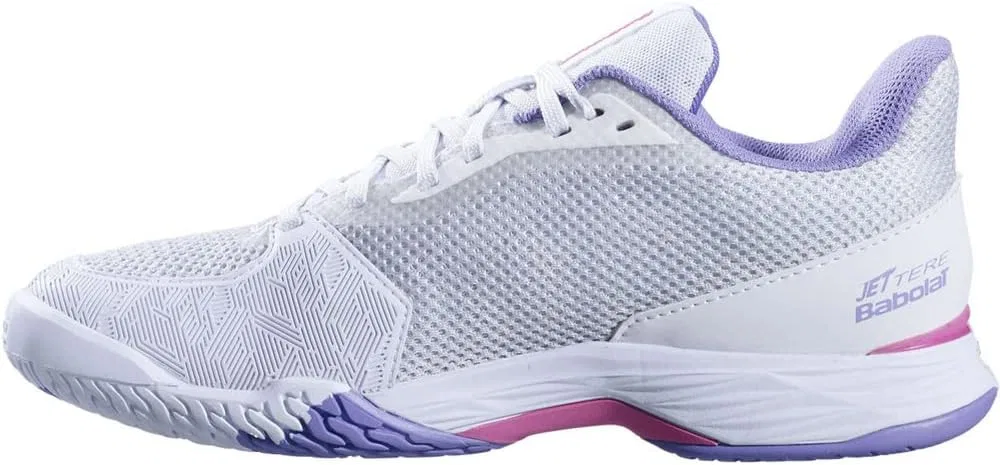 Кроссовки для тенниса Babolat Jet Tere AC, Grey/Aero, White/Lavender — фото 3