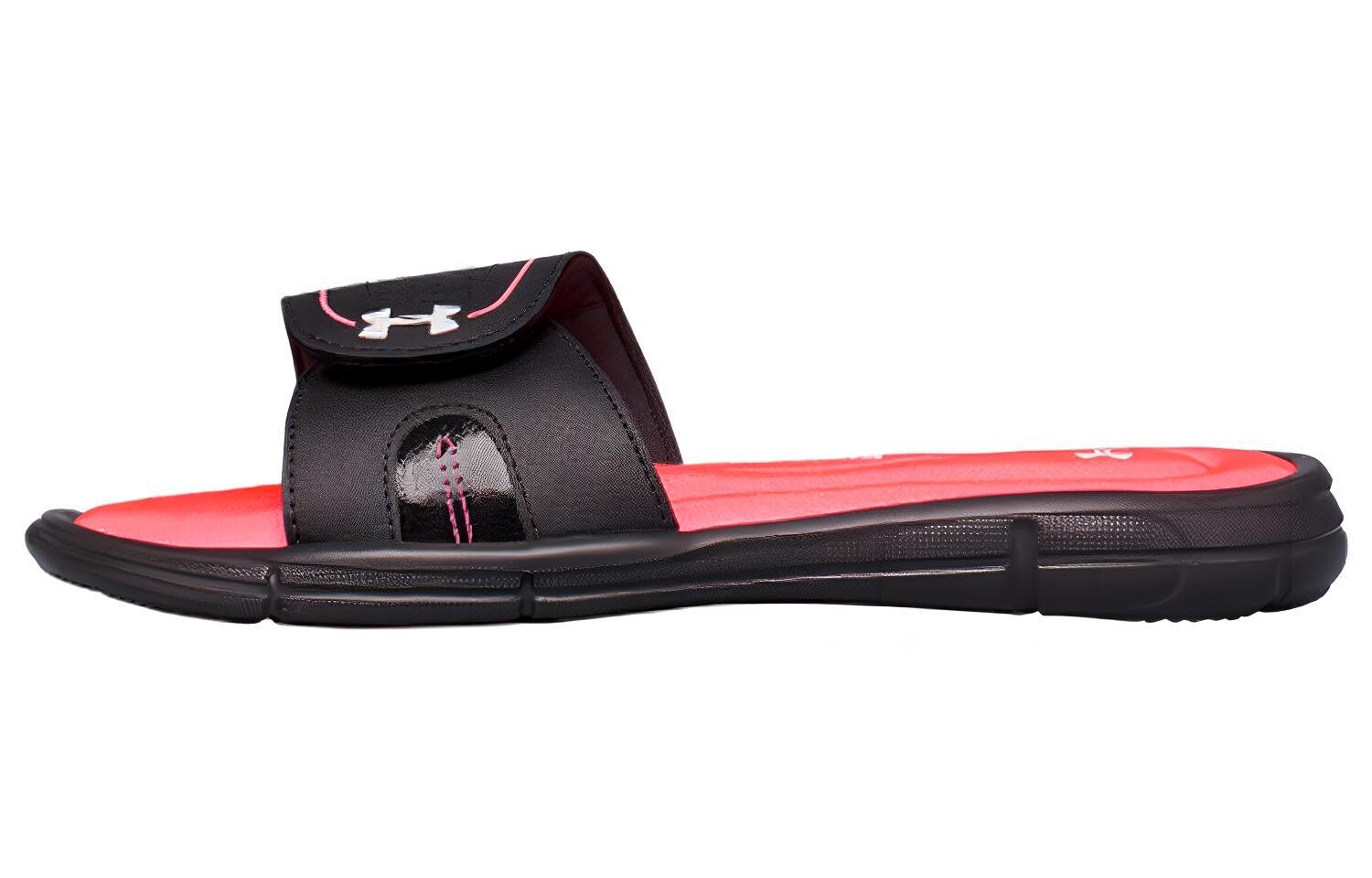 

Шлепанцы серии Ignite женские, черные/красные Under Armour