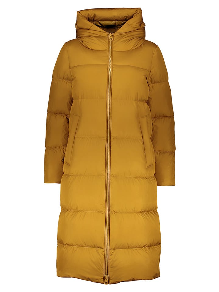 

Marc O'Polo Пуховое пальто горчичного цвета