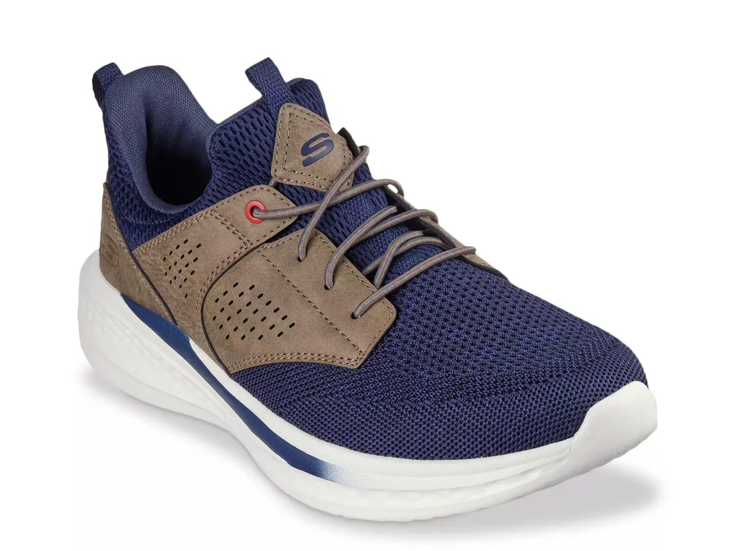 

Slade Breyer Кроссовки - мужские Skechers, Navy/Beige