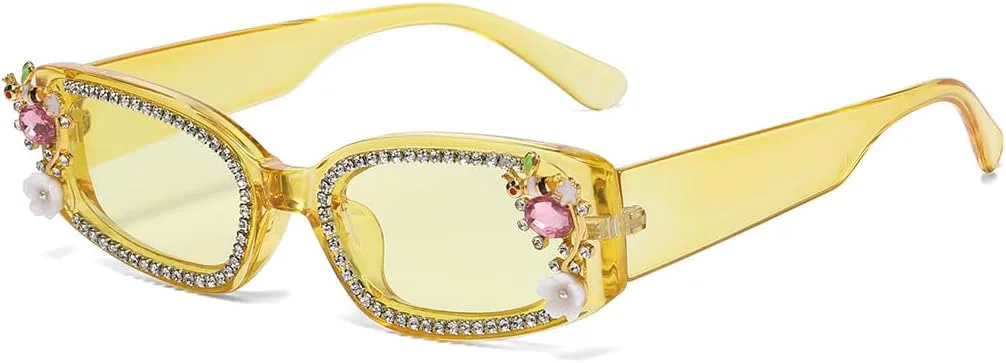 

Европейские и американские модные солнцезащитные очки с бриллиантовой инкрустацией, персонализированные модные солнцезащитные очки в уличном стиле - 8 GJKTFNJIF, 8