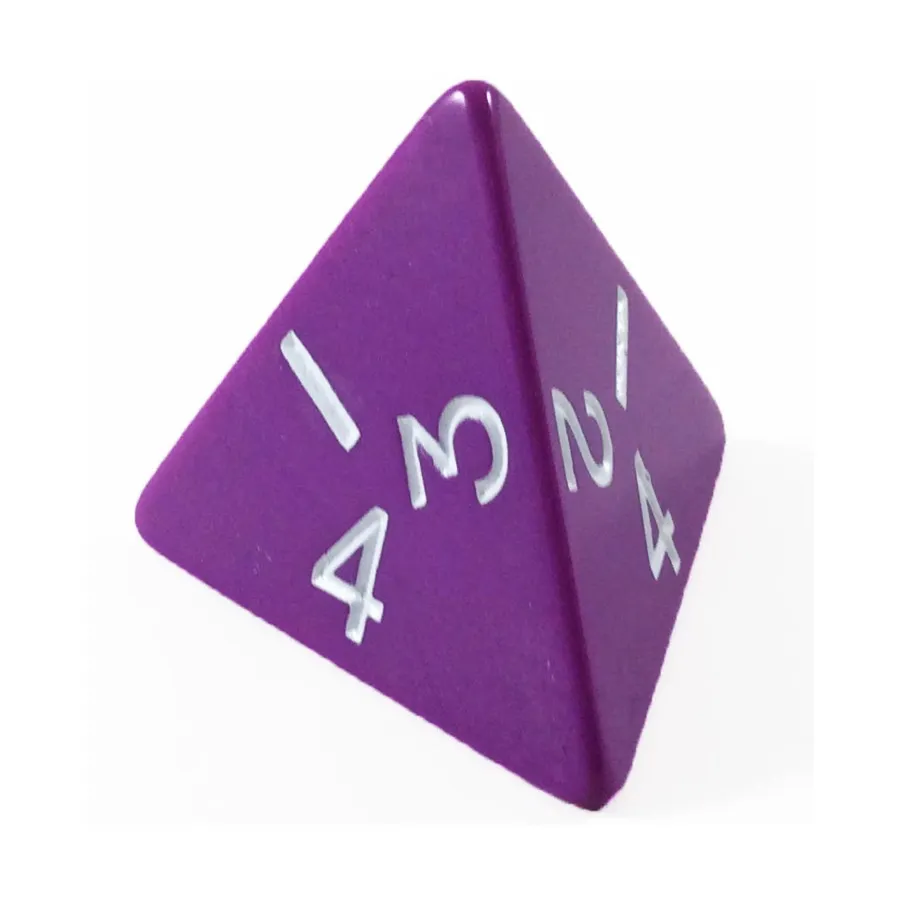 

Джамбо d4 - фиолетовый, Dice - Jumbo Opaque (Koplow)
