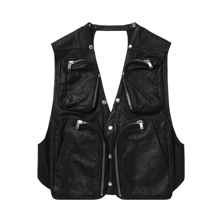 

Утепленный жилет Rick Owens Cargo Vest, черный