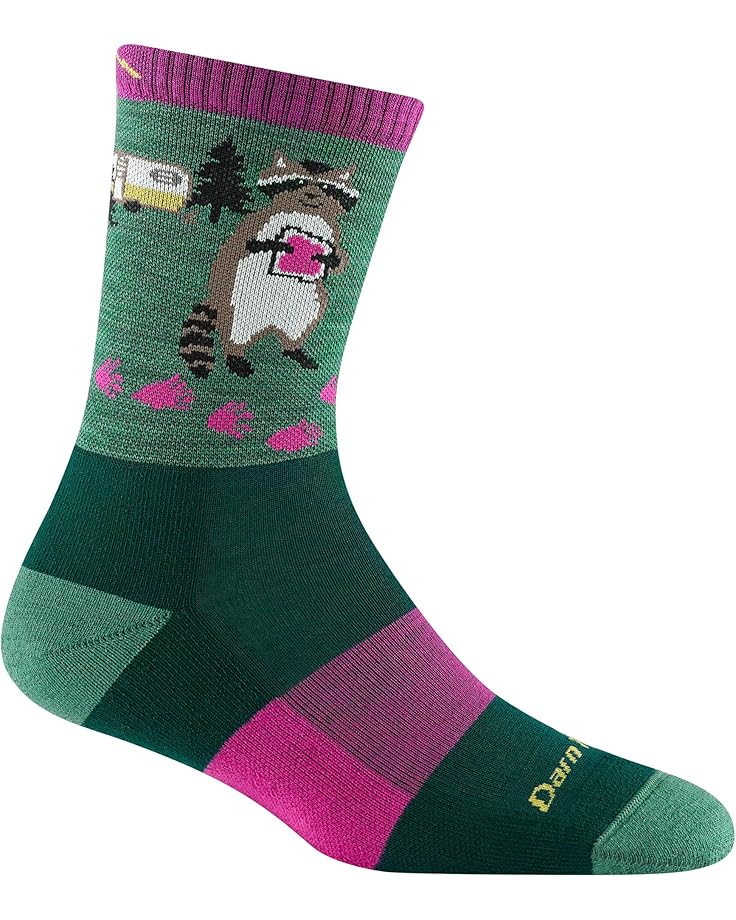 

Носки Darn Tough Vermont Critter Club Micro Crew Lightweight with Cushion, цвет Moss
