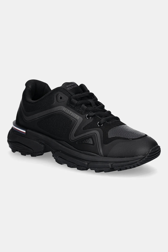 

Кроссовки M RUNNER TECH KNIT LTH MIX Tommy Hilfiger, черный