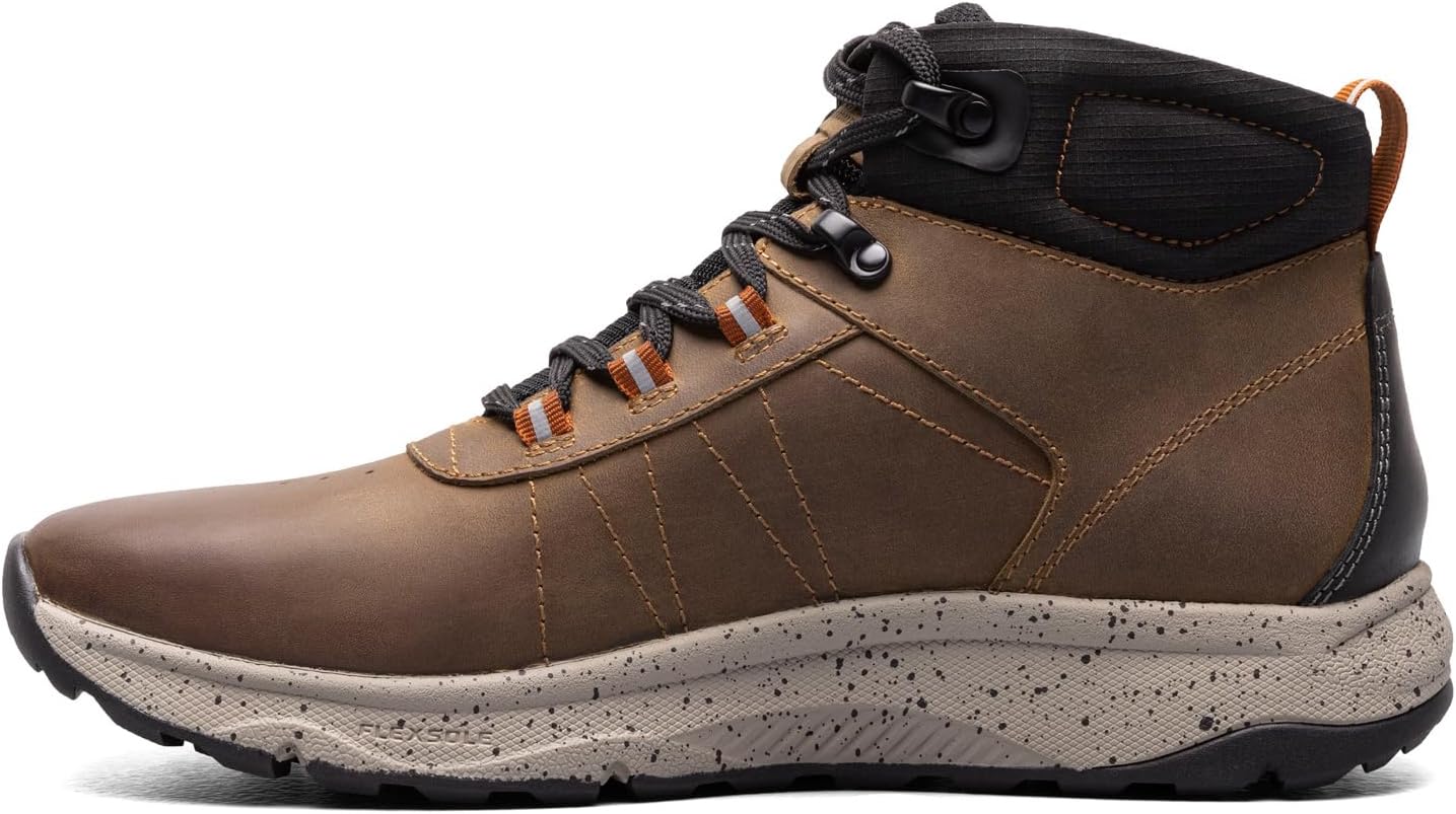 Мужские ботинки Florsheim, Tread Lite Plain Hiker, Brown Crazyhorse — фото 4