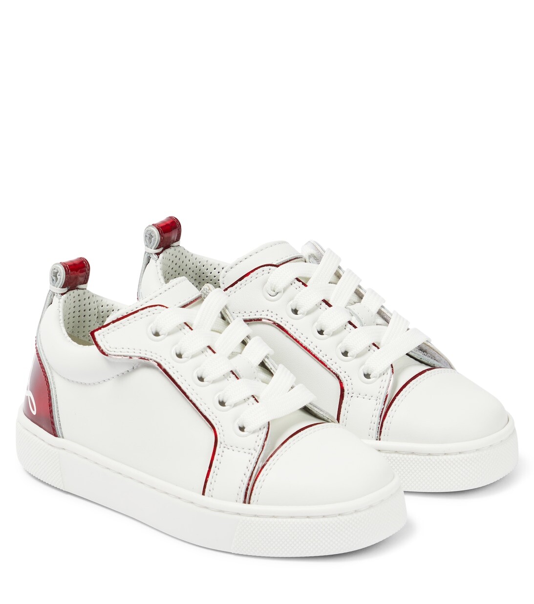 

Кожаные кроссовки Funnyto Christian Louboutin, белый