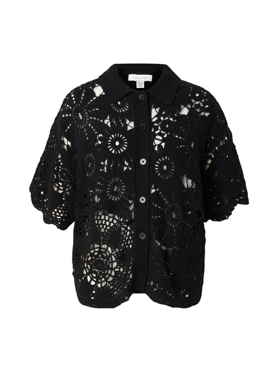 

Вязаный кардиган TOPSHOP, черный