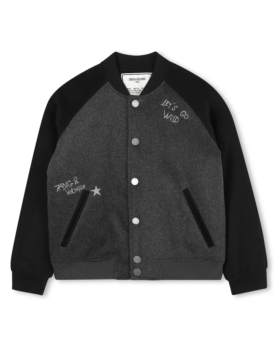 

Черная куртка с длинными рукавами Zadig & Voltaire