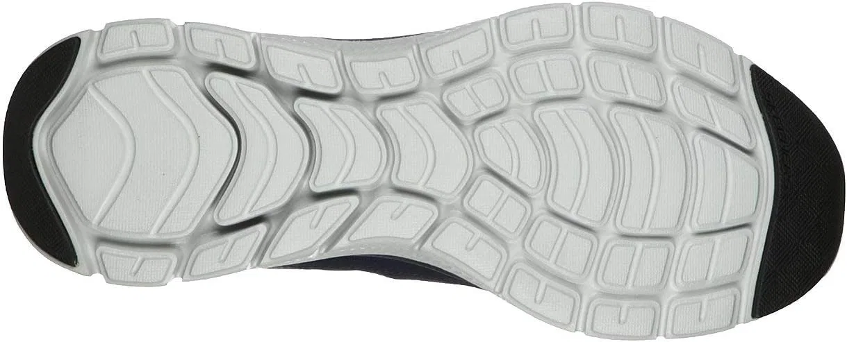 Мужские кроссовки Skechers Flex Advantage 4.0-True Clari, Navy Leather Pu Mesh Trim — фото 4