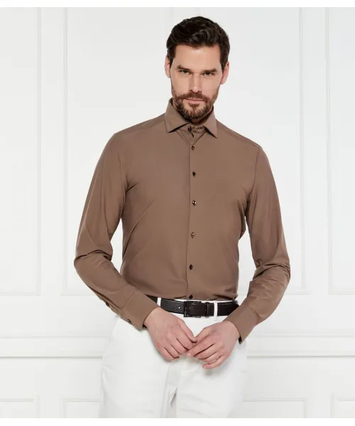 

Рубашка Slim fit Stenströms, коричневый