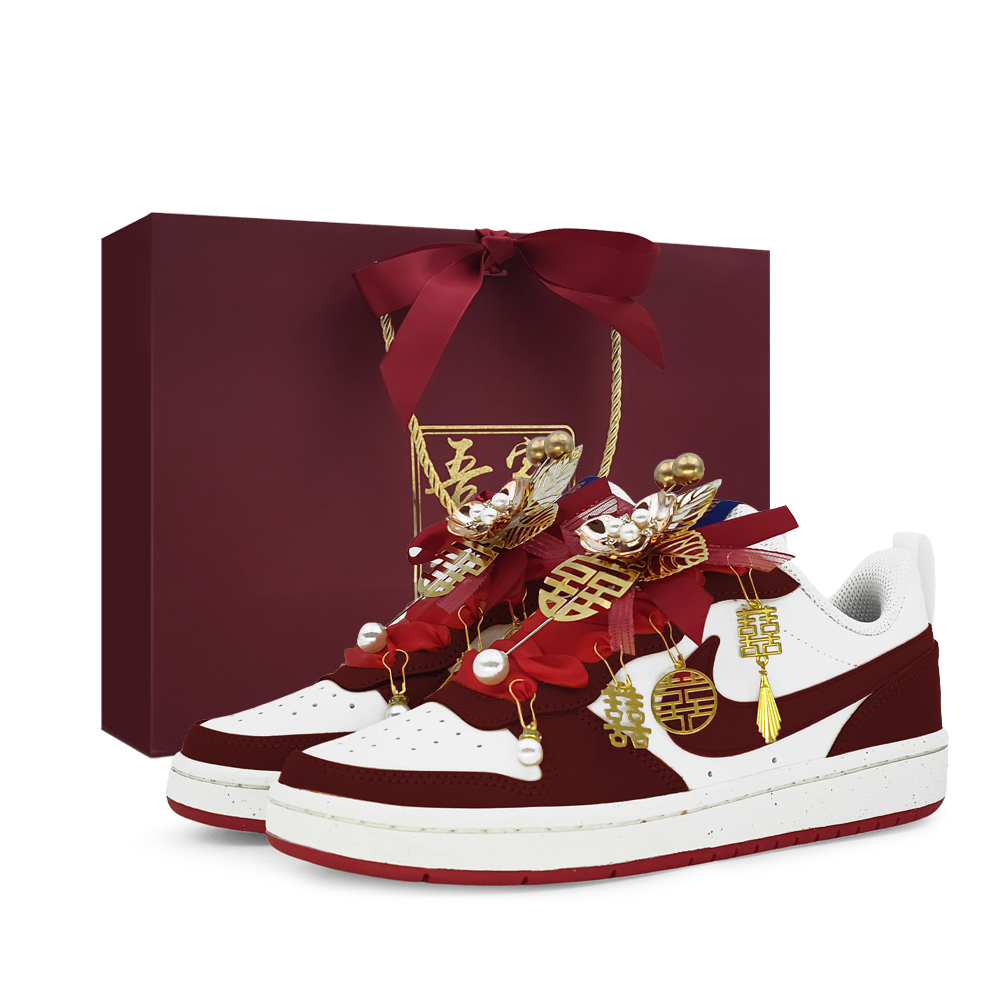 

Кроссовки для скейтбординга Court Borough с амортизацией, устойчивые к истиранию и скольжению, низкие, унисекс, цвет Burgundy Nike, match made in heaven