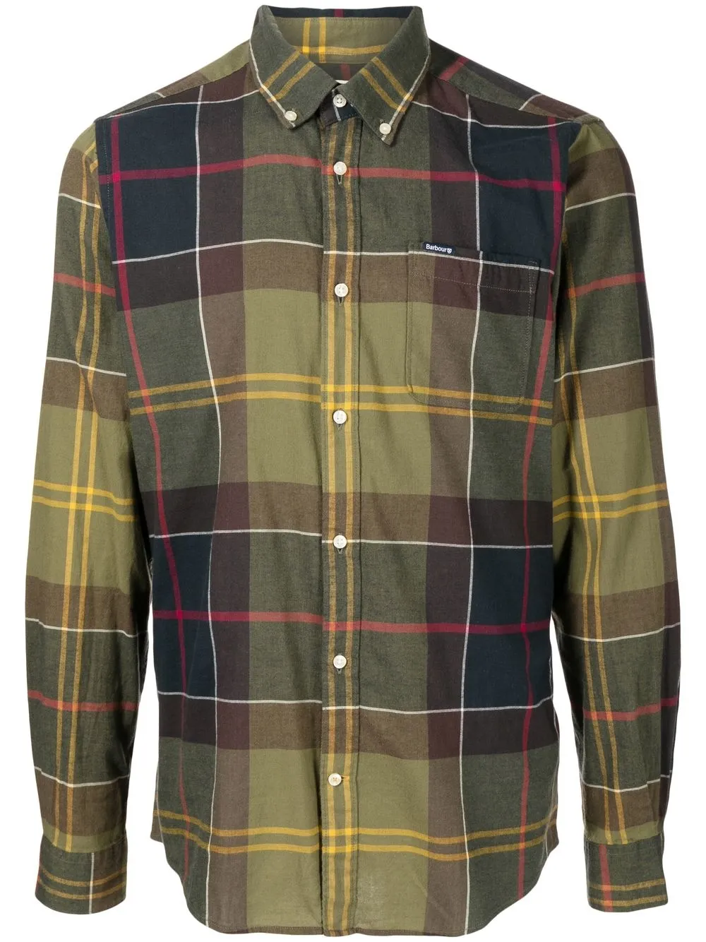 

Рубашка GlendaleTailored с длинными рукавами Barbour, зеленый