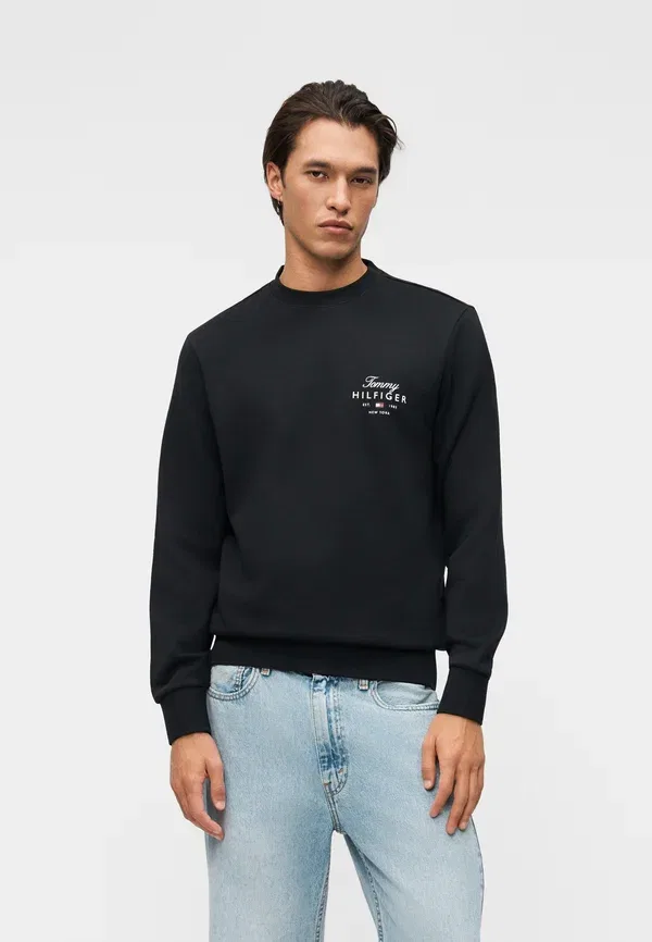 Толстовка Tommy Hilfiger Script Stack Brand Love, черный