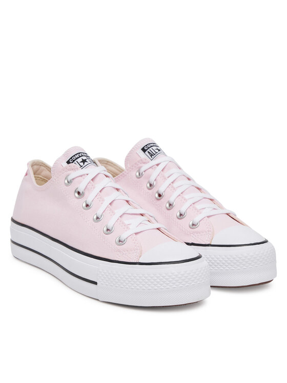 Тканевые кроссовки Chuck Taylor All Star Lift Platform A11875C Converse, розовый — фото 2
