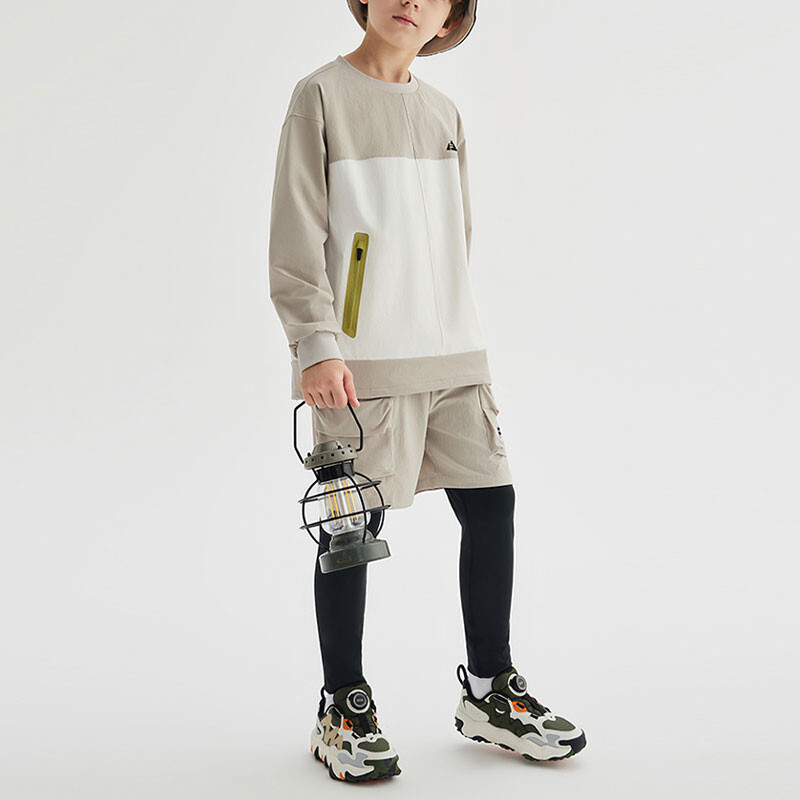 Толстовка GS Fila Kids, цвет Manor Ash — фото 4