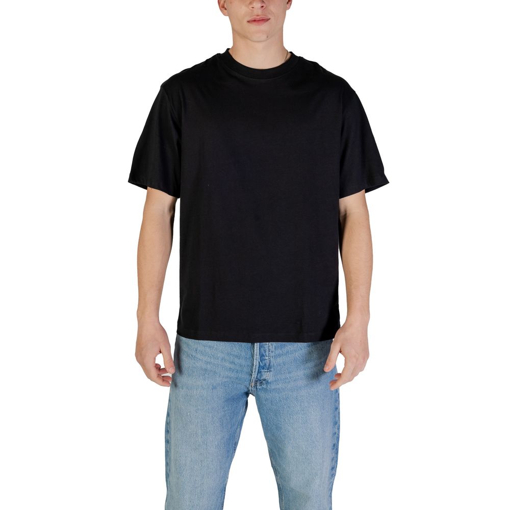 

Черная хлопковая футболка Jack & Jones