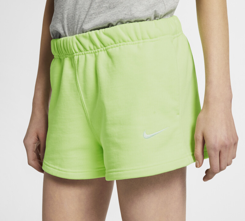 Повседневные шорты женские неоново-желтые Nike — фото 4