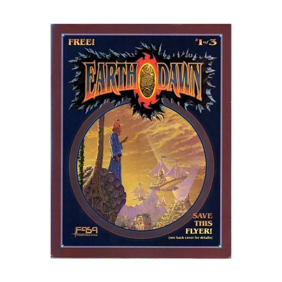 

Earthdawn Flyer #1 of 3, Earthdawn (1st Edition) (FASA), мягкая обложка
