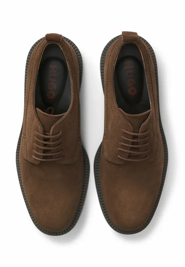 Полуботинки Lysander derb plsd casual lace ups Hugo, открытый коричневый — фото 3