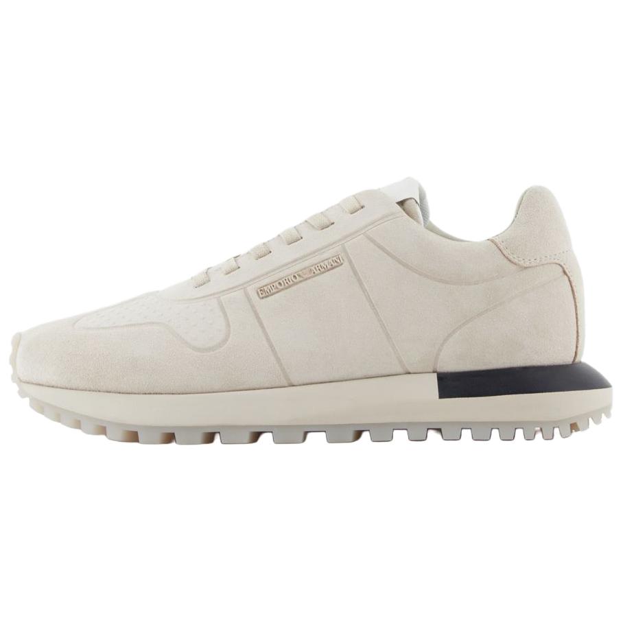 

EMPORIO ARMANI Скользоустойчивые низкие повседневные кроссовки Men's White