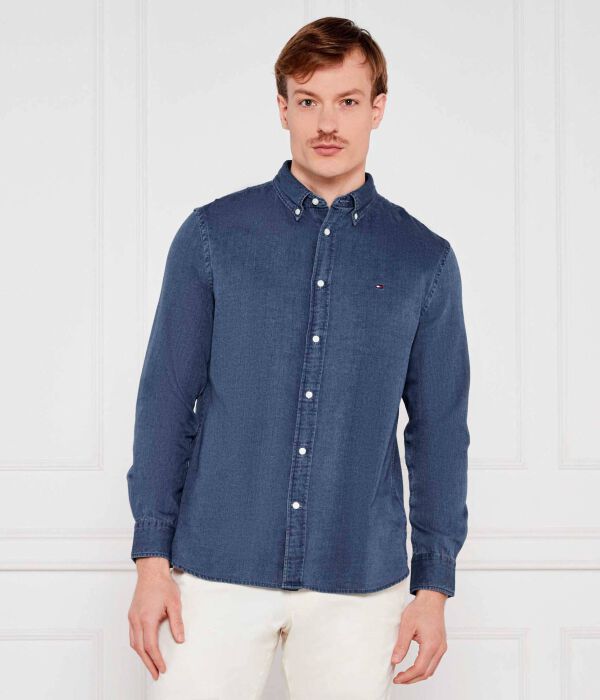 

Рубашка Regular fit Tommy Hilfiger, синий