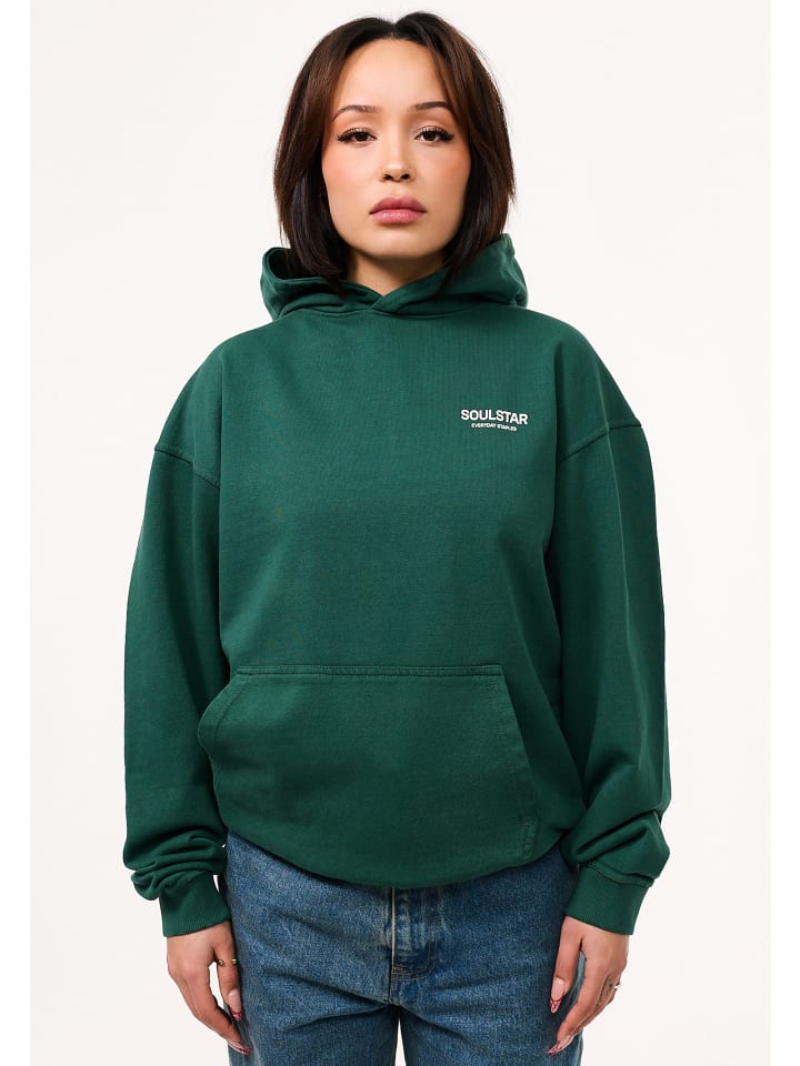 

Толстовка SOULSTAR, цвет forest green washed