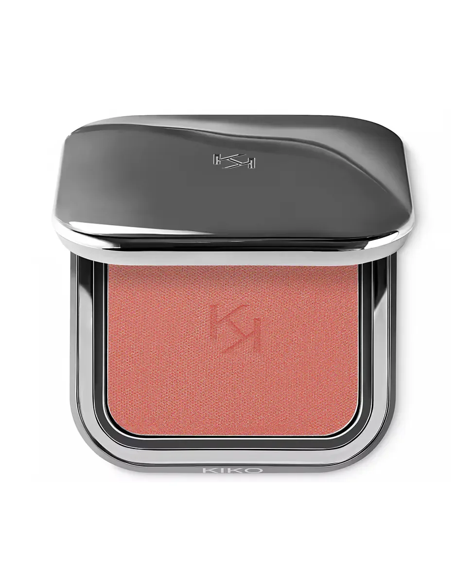 Румяна в порошке с регулируемым эффектом долгого действия Unlimited Blush Kiko Milano, 03 Golden Coral