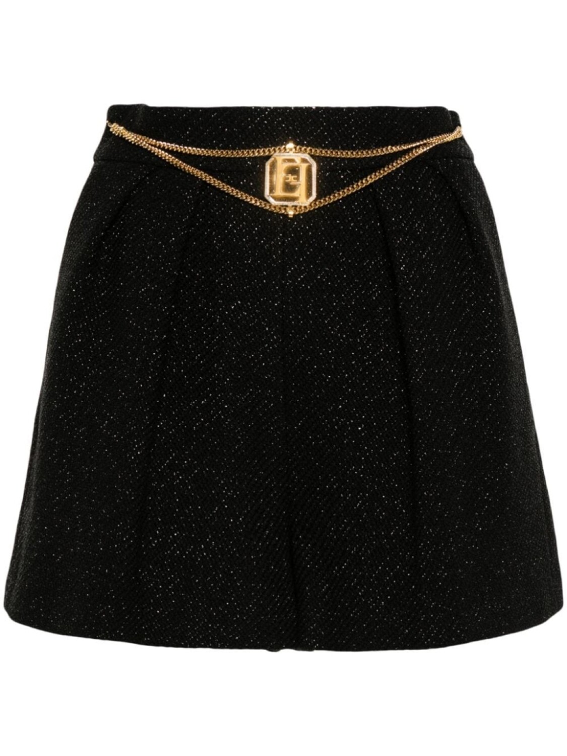 

Elisabetta Franchi твидовые шорты, черный