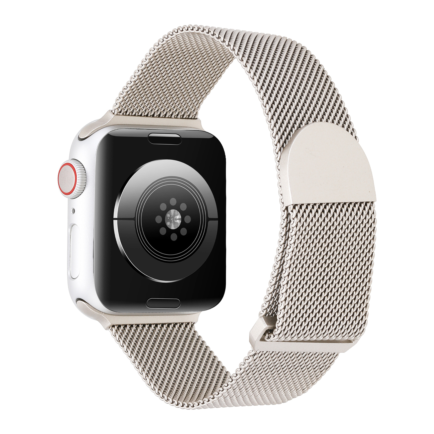 

Ремешок Apple совместимый металлический GAAOGKK, [Звездное серебро]