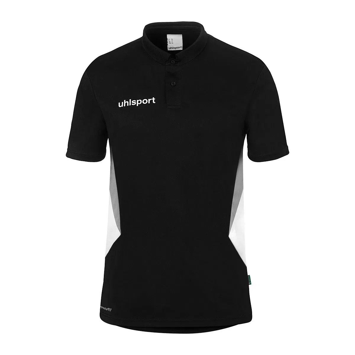 Поло Kids Equipe 29 Uhlsport, черный/белый/серый