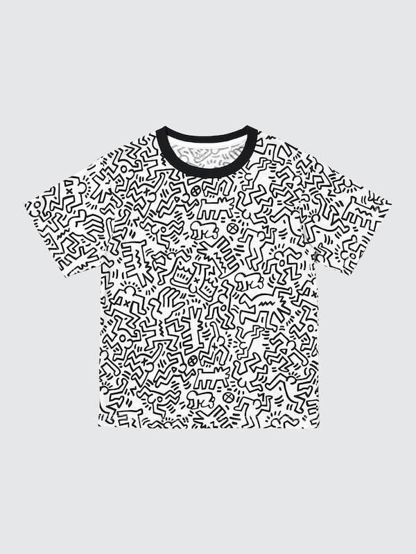 Футболка UT NY Pop Art (Keith Haring) Uniqlo, 00 white — фото 3
